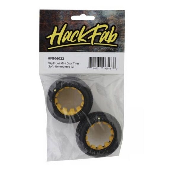 HackFab Losi Mini-B Blip Mini Front Oval Tires (2), HFB06022 - Picture 3 of 5